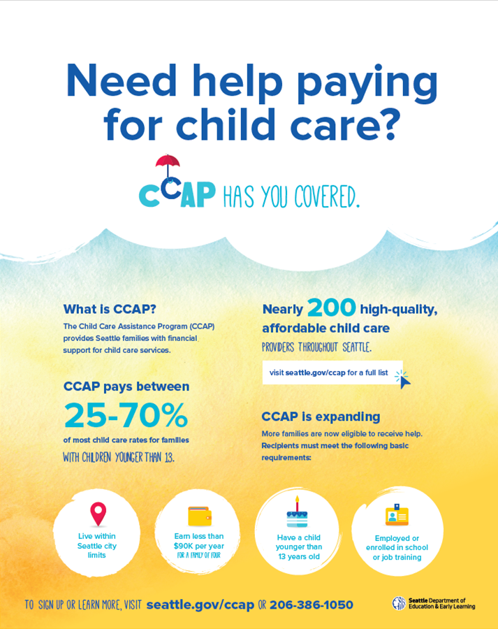 Child Care Assistance Program - Education | seattle.gov